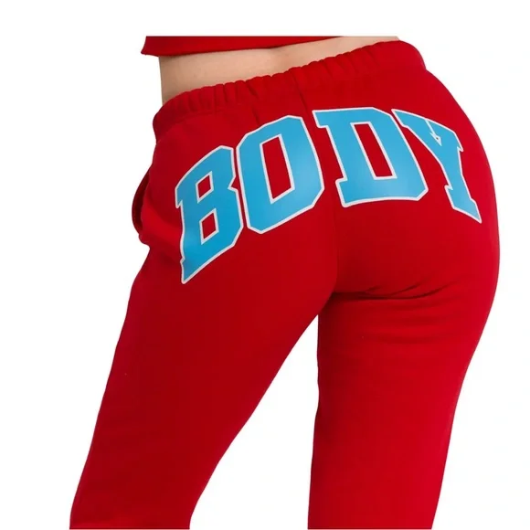 BodybyRaven Backshot 2.0 - Red/Blue Women's Tracksuit Set - Picture 3 of 12